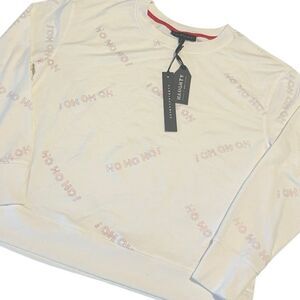 Jane and Delancey Red Ho Ho Ho Crew Neck Pullover Sweatshirt Size Medium NWT